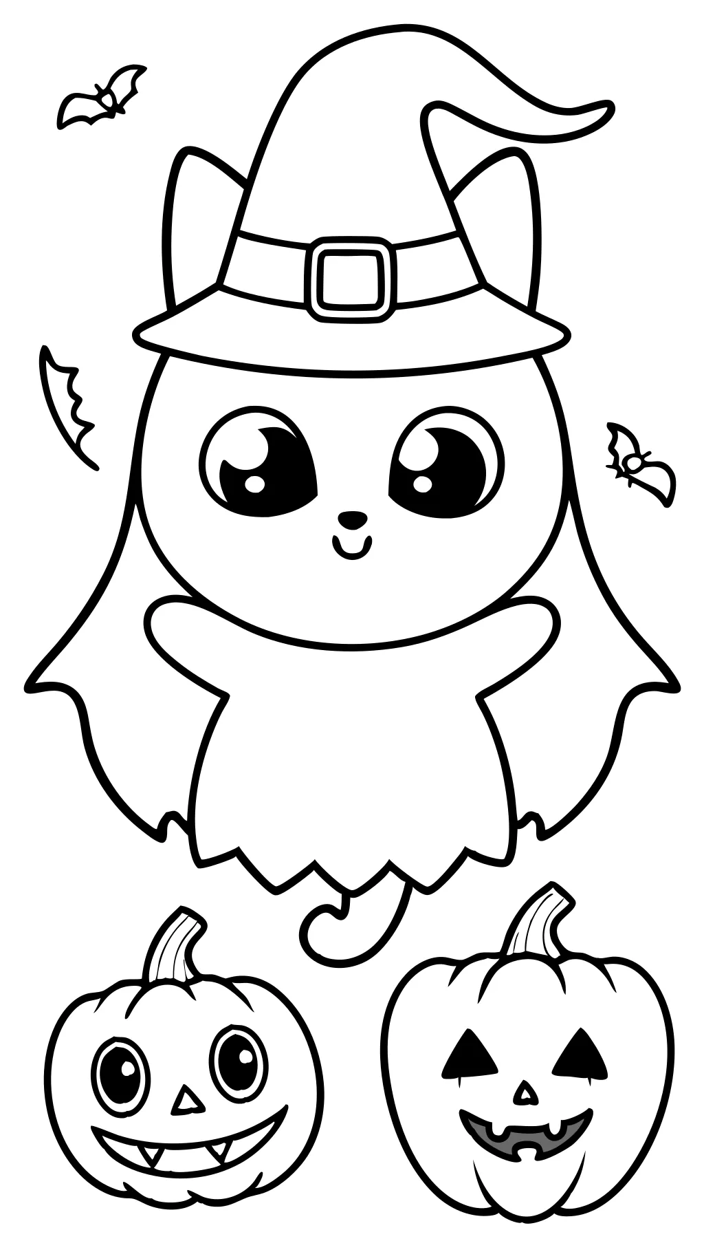 cute halloween coloring pages printable